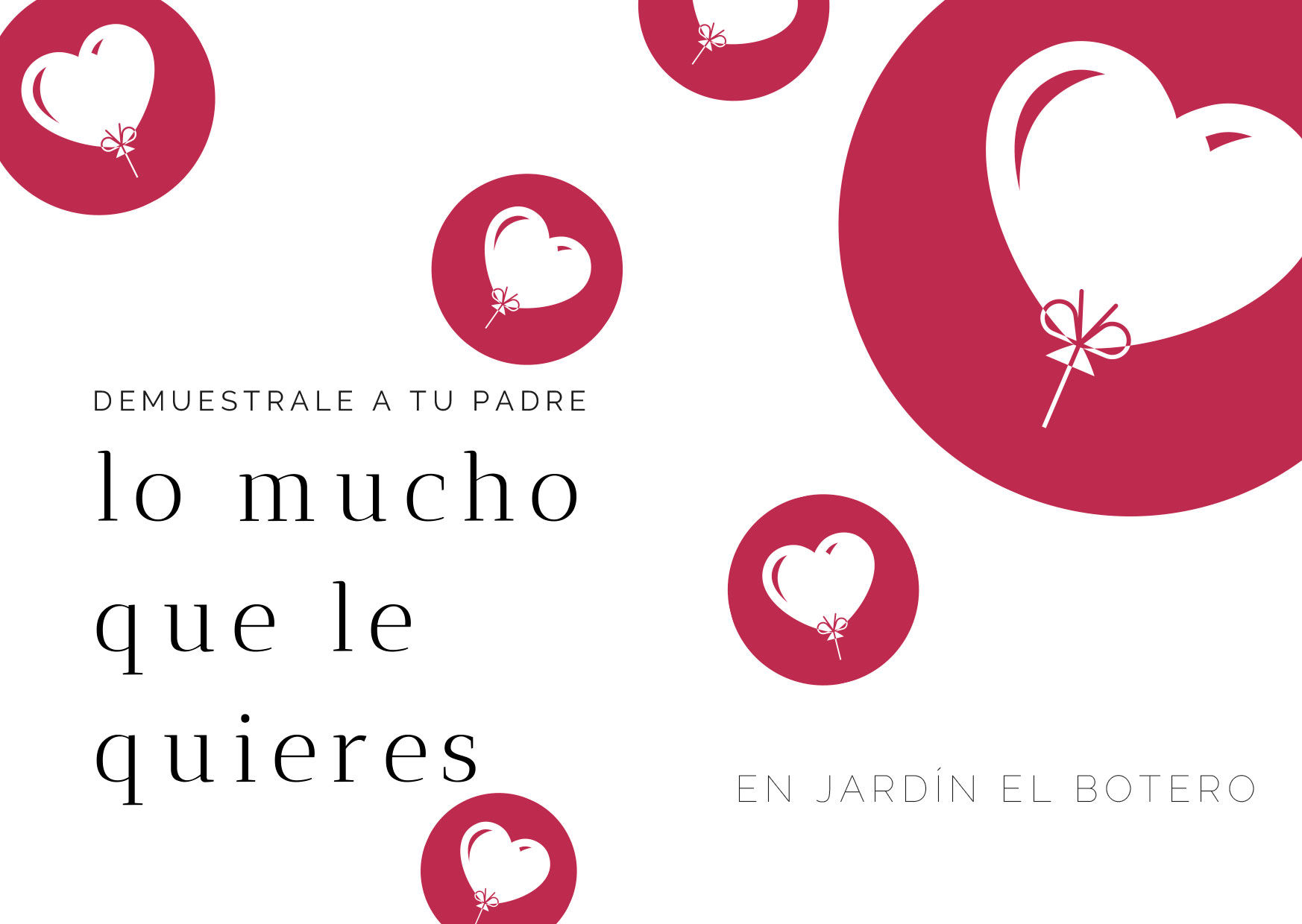 Día del Padre en Jardín el Botero