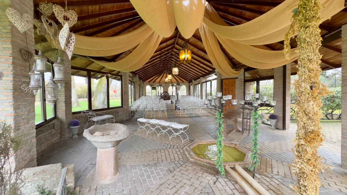 Finca para bodas en Madrid Jardín El Botero